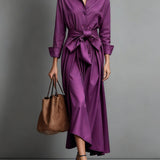 Marise™ | Elegante Vestido Maxi com Detalhe de Laço