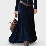 Ana - Vestido Contemporâneo de Veludo