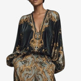 Conjunto Impresso Elegante Maureen™