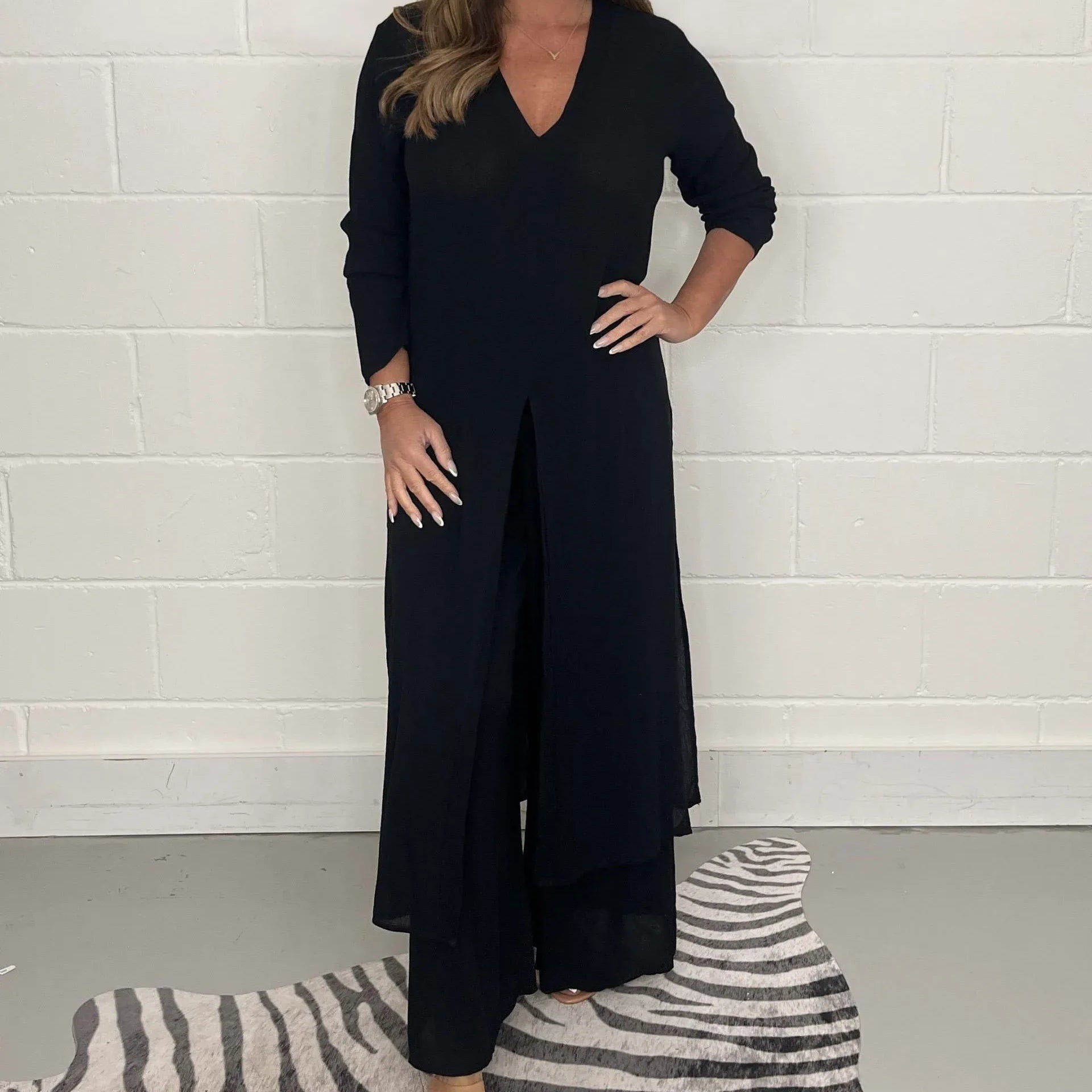 Conjunto Cherly™ Confortável de Duas Peças