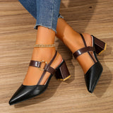 Claudette™ – Pumps elegantes e confortáveis com tiras