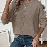 Azariah - Pullover Descontraído Elegante