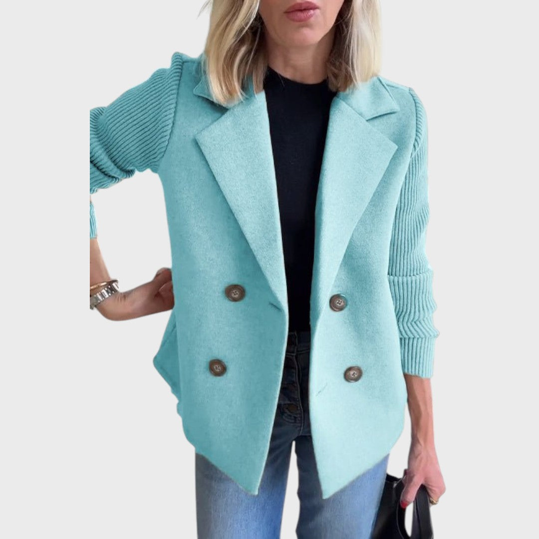 Emma - Blazer elegante com mangas de malha