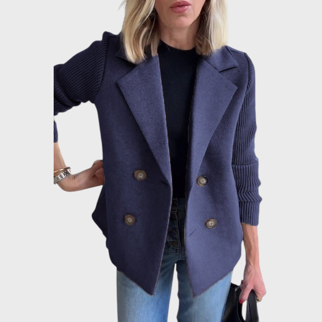 Emma - Blazer elegante com mangas de malha