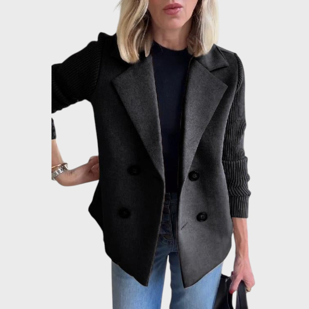 Emma - Blazer elegante com mangas de malha