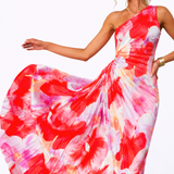 VESTIDO MAXI ASSIMÉTRICO ESTAMPADO