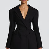 VESTIDO BLAZER MINI AJUSTADO