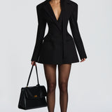 VESTIDO BLAZER MINI AJUSTADO