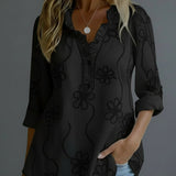 Lili™ - Blusa com detalhes bordados