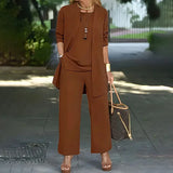 Conjunto Casual Elegante Laney™ de Três Peças