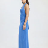 VESTIDO COMPRIDO HALTER COM COSTAS ABERTAS