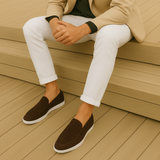 Luigi | Mocassins elegantes em camurça