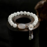 Pulseira de Água-Marinha com Pérolas