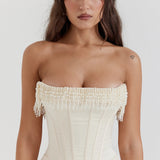 VESTIDO MIDI CORSET SEM ALÇAS