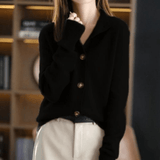Annie - Gilet Chic em Cachemira
