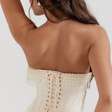 VESTIDO MIDI CORSET SEM ALÇAS