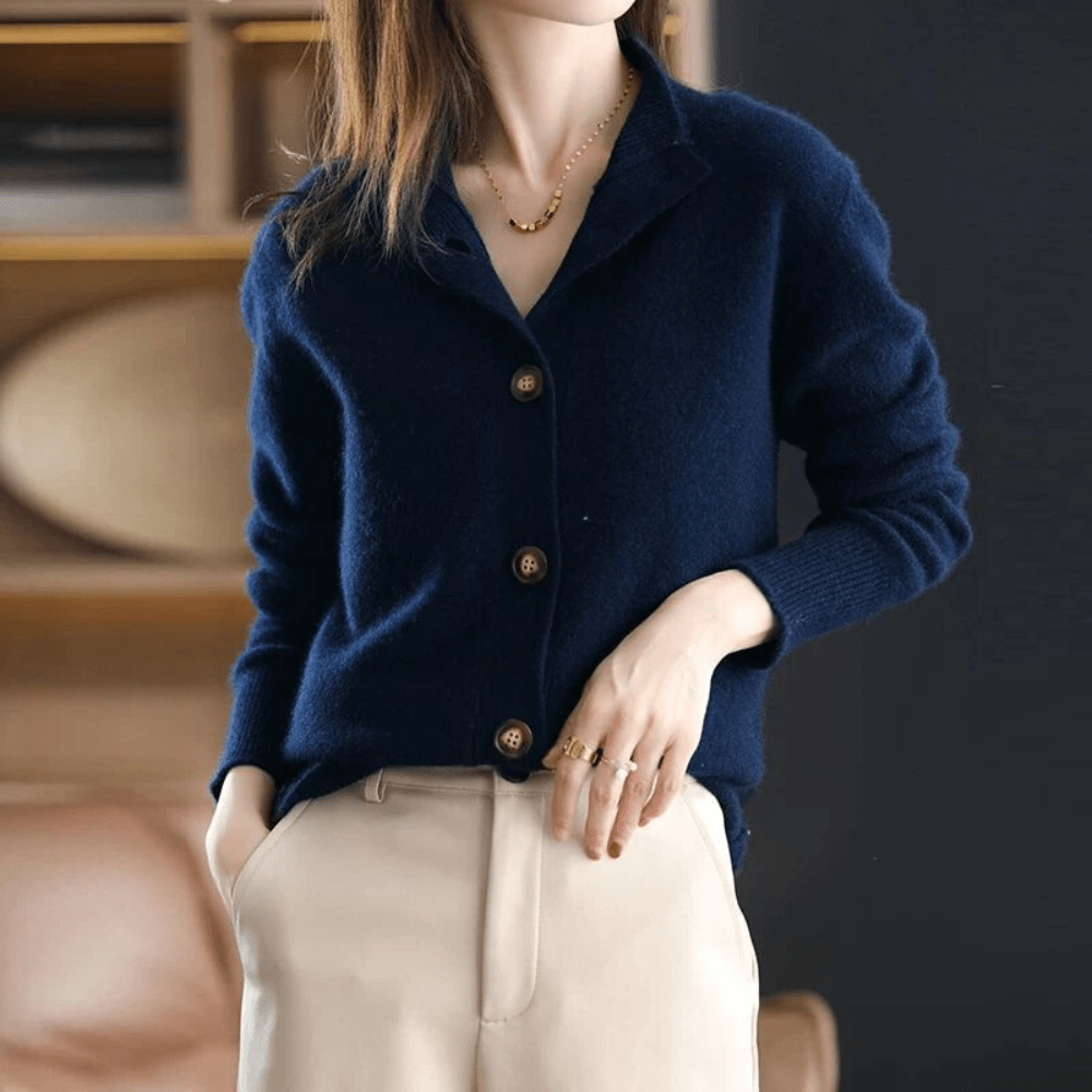 Maëlle - Colete Chic em Cashmere