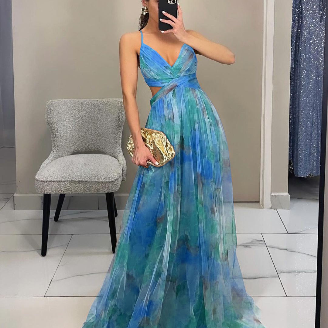 GISELLE | Vestido Maxi de Chiffon