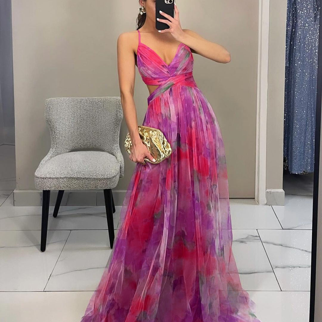 GISELLE | Vestido Maxi de Chiffon