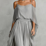 Conjunto Flowy Off-Shoulder Ivah™
