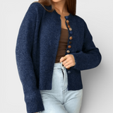 Nicole - Cardigan com Detalhe de Botões Coloridos