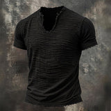 Varel | T-shirt Vintage com Decote em V