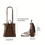 Ermelinde - Mochila Retro Versátil