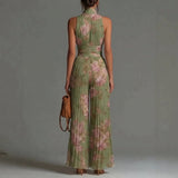 Isbel™ Macacão Floral Elegante