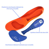 Conjunto de Palmilhas de Apoio Ergonómicas