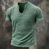 Varel | T-shirt Vintage com Decote em V