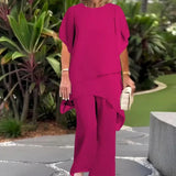 Herlene™ Conjunto Elegante de Duas Peças