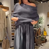 Georgina™ Conjunto Elegante Off-Shoulder