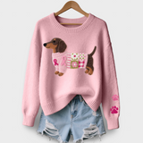 Lena - Pullover Dachshund em Lã