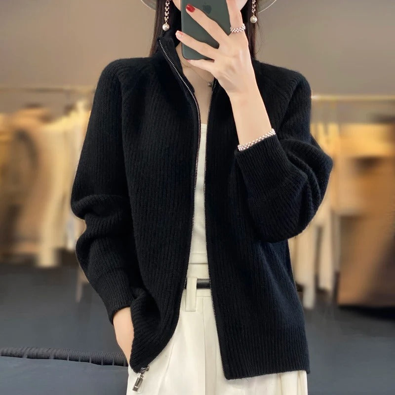 Vienne - Cardigan Zippado Sofisticado