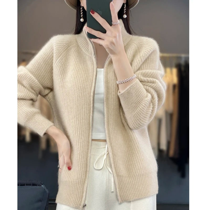 Vienne - Cardigan Zippado Sofisticado