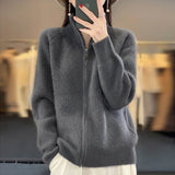 Vienne - Cardigan Zippado Sofisticado
