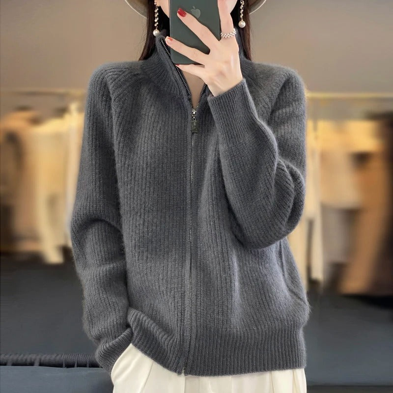 Vienne - Cardigan Zippado Sofisticado