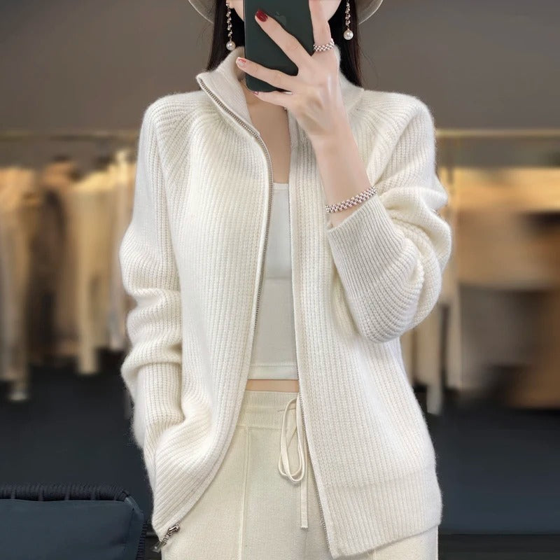 Vienne - Cardigan Zippado Sofisticado