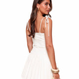 VESTIDO MINI CORSET COM SAIA PLISSADA